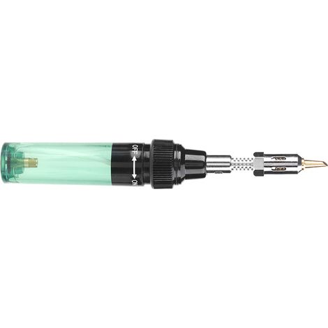 Chalumeau à gaz butane sans fil, fer à souder, pistolet, stylo de soudage, outil 1300℃ (vert)
