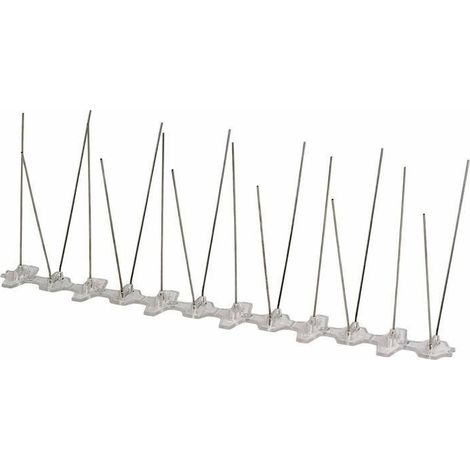 Protezione per punte anti-uccelli per tetti e coperture, 31x11x12 cm (1/5)