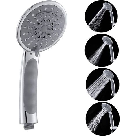 ZOLGINAH Pommeau de douche 5 fonctions haute pression pour salle de bain, massage, pluie, animal domestique, douche de bébé (1/4)