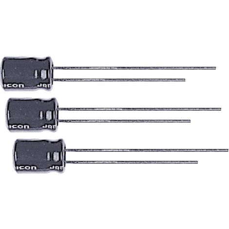 Jamicon SHR4R7M1HC07M Elektrolyt-Kondensator THT  2 mm 4.7 µF 50 V 20 % (Ø x L) 5 mm x 7 mm 1 St.