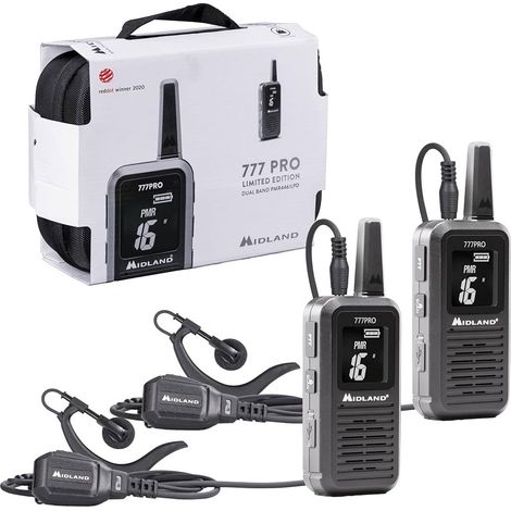 Midland 777 Pro Limited Edition - Funkgeräte-Paar PMR446/LPD 85 Kanäle