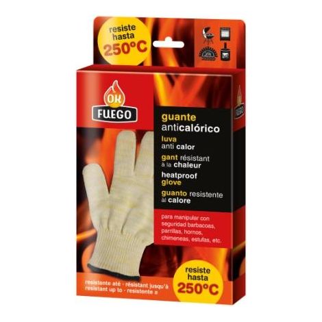 flower ok fuego guante anticalorico 350º t.unica ambidie 50244 (1/6)