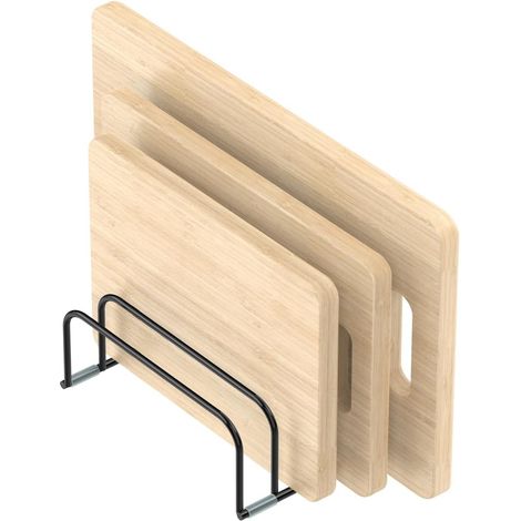 Support de rangement compact pour planche à découper organisation pratique de la cuisine pour maintenir les planches à découper verticalement et optimiser l espace sur le plan de travail (1/5)