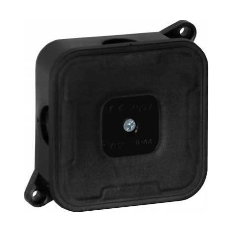 VP-2 Gehäuse 85x85x35mm IP44 400V leer schwarz (1/2)