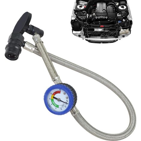 Tuyau recharge climatisation automobile Avec Manomètre Outils (1/5)