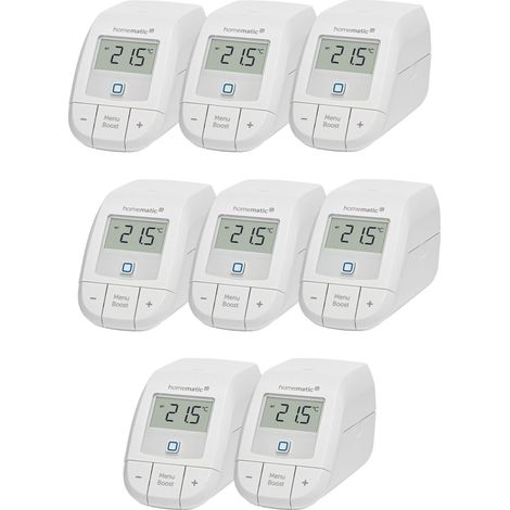 termostato homematic-ip heizkörperthermostat basic 8 piezas control automático