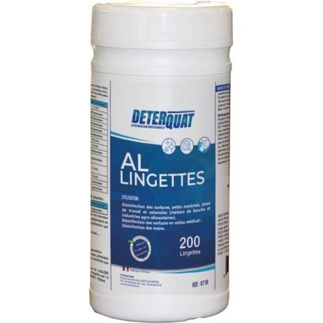 DETERQUAT - Lingettes désinfectantes Déterquat AL (1/2)