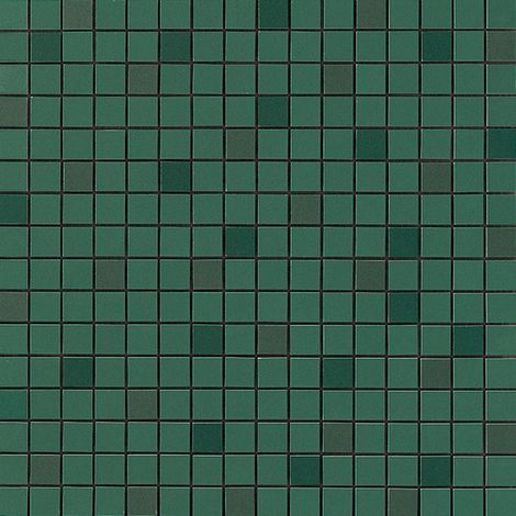 Mosaïque effet Enduit Vert Pin 1,7x1,7 cm Quadra 30,5x30,5x0,85 cm Mat Calviro - Mur intérieur (vendu par carton de 0,558 m²) - RO'MA CARRELAGE