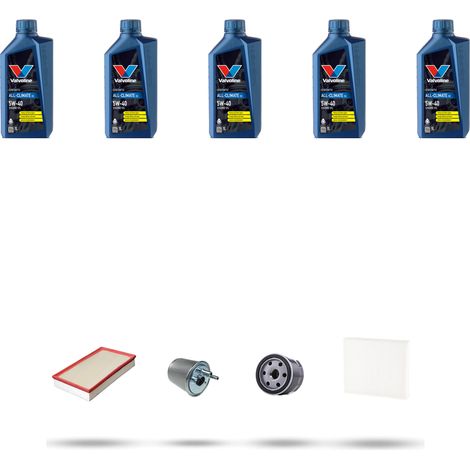 Kit tagliando 4 FILTRI e 5L OLIO compatibile con Renault Laguna III 1.5 dCI 81kw dal 2007 (1/5)