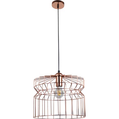 Suspension LAGOS métal doré 1xE27 33cm IP20 LED Polux (1/5)
