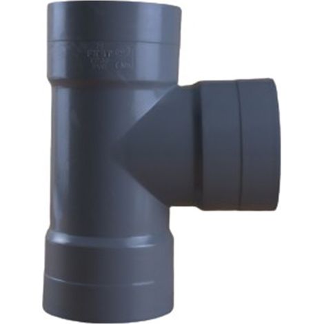 Culotte PVC 87°30 Femelle Femelle Ø75 - First Plast (1/5)