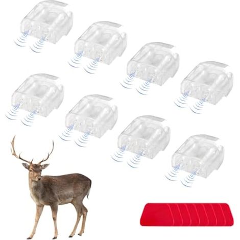 Dickno Lot de 8 sifflets d'alerte universels pour voiture, moto, voiture, voiture, moto, lot de 8 (1/5)