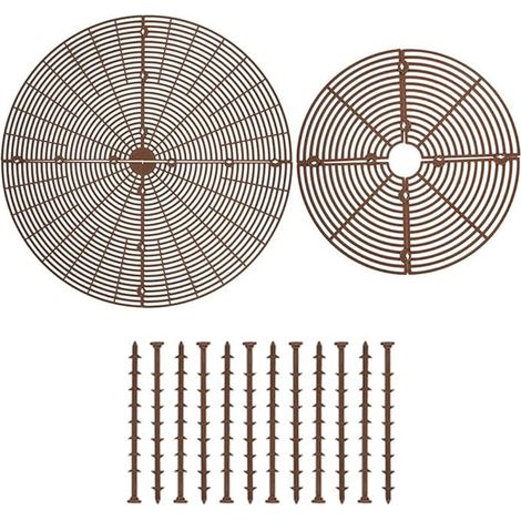 Lot de 2 housses de protection pour pot de fleurs coupables contre les animaux 52,8 cm et 30,8 cm pour chat avec piquets (1/4)