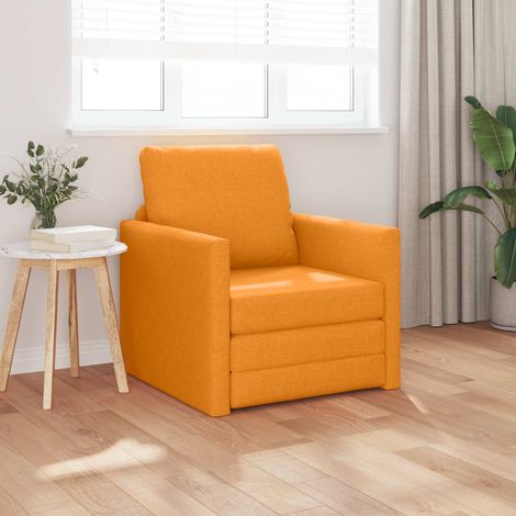 Schlafsofa Dunkelgelb 74 x 77 x 81 cm Stoff