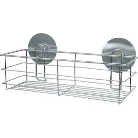 Cleafe - Mensola Rettangolare Porta Oggetti Accessori Bagno Montaggio Con Biadesivo 79842 - (1/2)