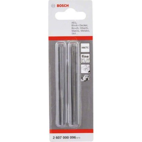 Cuchilla Cepillo Electrico Revers. Metal Duro Bosch 2 Pz