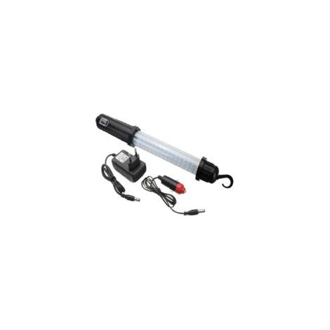 Houhence – Lampada da lavoro ricaricabile a 60 LED da 4W – Alta luminosità 6500K – Resistente alle cadute – Per cantieri e garage umidi - Crezuo