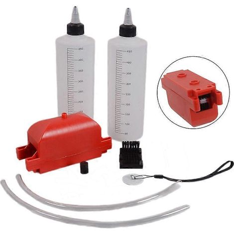 Brosse de nettoyage pour chaîne de moto et vélo, ensemble de brosses à engrenages et à chaîne en plastique, kit de nettoyage pour machine. (1/4)