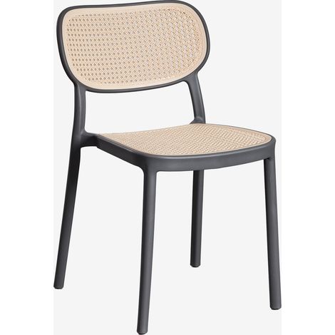 Silla de comedor apilable en polipropileno Omara SKLUM