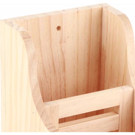 Distributeur de Foin en Bois pour Lapin et Cochon d'Inde - Mangeoire Rack (1/5)