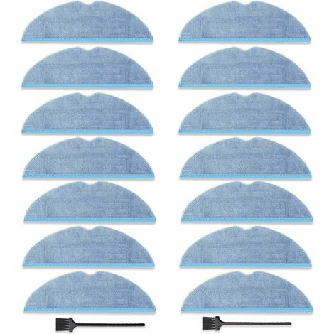 Set di 14 panni di ricambio per mocio per aspirapolvere Roborock S8/S7/S7 Plus/S7 MaxV/S7 MaxV Plus/S7 MaxV Ultra/S7 Pro Ultra, accessori in panno in microfibra