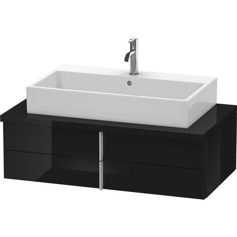 VERO mobile console basso 285x1000x518mm nero lucido