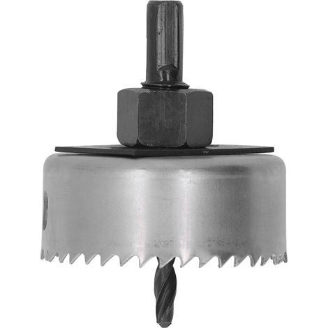 Kit de scie cloche pour le travail du bois, ensemble de coupe en dents de scie pour métal, plastique, perçage du bois, 64mm, 76mm, 89mm, 102mm, 127mm (1/5)