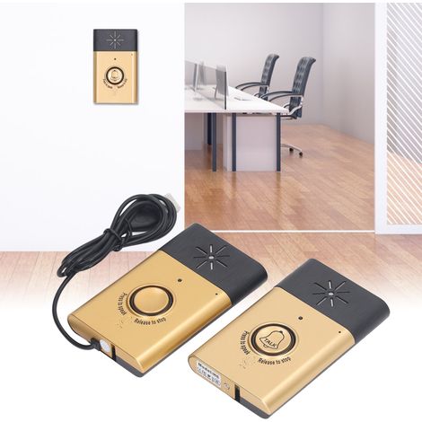 Sonnette intelligente à commande vocale avec interphone puissant et clair, sonnette interphone sans fil individuelle. (1/5)