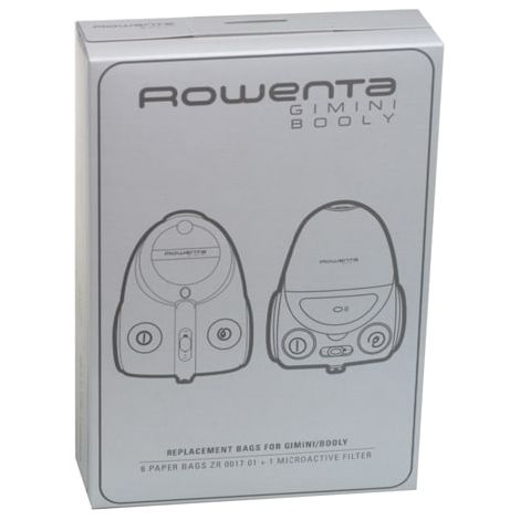 Rowenta ZR001701 Bolsa para aspiradora 6 piezas con filtro