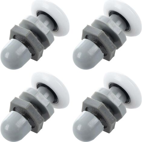 4 rails de rechange pour porte de douche, diamètre 25 mm (1/5)
