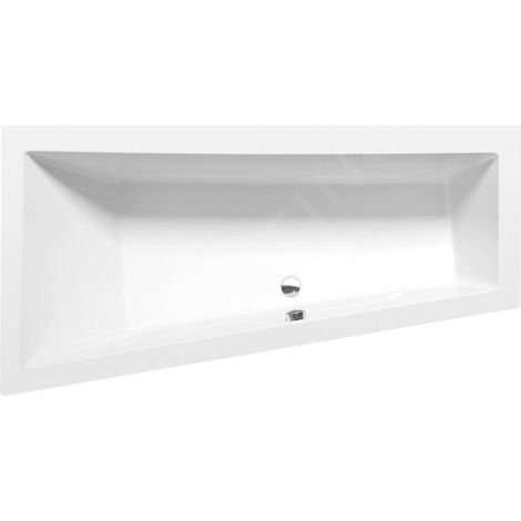 Polysan Baignoires - Baignoire asymétrique Andra L, 1700 x 900 x 450 mm, blanc 81111 (1/5)