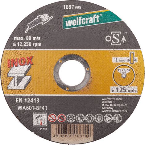 Disques de coupe craft 125 mm métal pack de 10 (1/6)