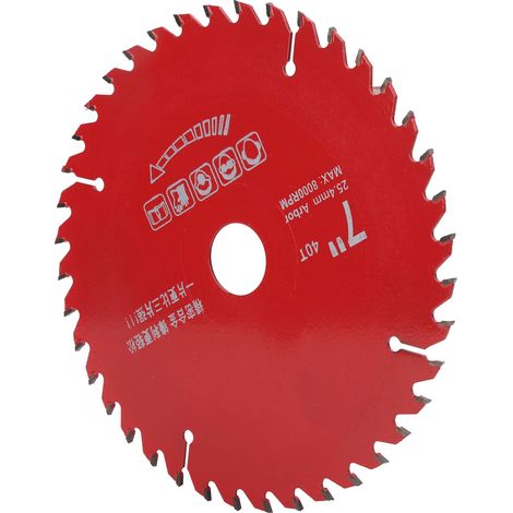 Lame de scie circulaire en carbure pour charpente, disque de coupe en acier allié pour le travail du bois, quincaillerie 7x40T