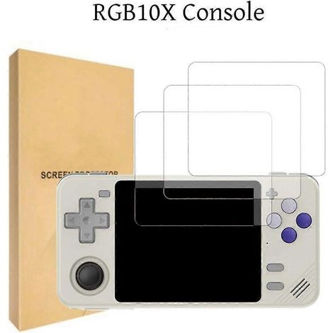 Protection d'écran pour console RGB10X en verre trempé anti-rayures (1/4)