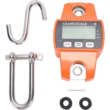 Digital Hanging Scale, 1102lb Crane Scale, 500kg Portable Weighing Scale with LCD Display, Kg/lb/N Unit Switchable, Ideal for Shipping Farming Travel Luggage Fishing (1/4)