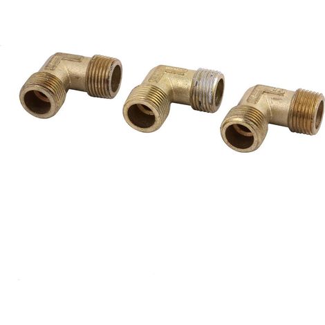 Metall 90 Grad 3/8' 'PT-Stecker auf 'PT-Winkelstückverbinder 3tlg (067a074cface415349c428ee9aa6e30f)