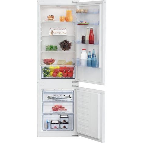 Beko BCHA275K4SN Kühl-Gefrierkombination Weiß 262 Liter (1/2)