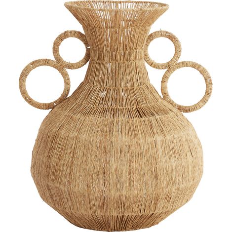 Light & Living Dekorative Vase BRISA aus Jute Natur – Ø43x54 cm