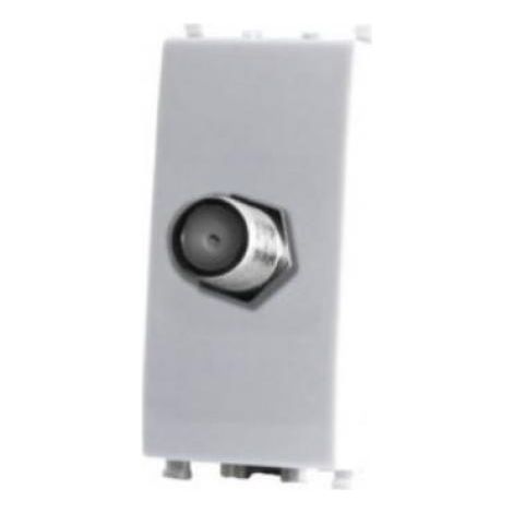 Toma satélite hembra directa gema compatible vimar plana 14318 blanco - 625b