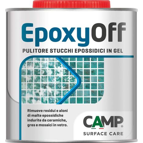 Camp EPOXY OFF, Pulitore in gel specifico per rimuovere residui di stucchi epossidici