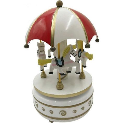 Boîtes à musique carrousel, décoration géométrique pour chambre d'enfant, cadeau unisexe pour enfants, décoration de Noël ou d'anniversaire pour la maison