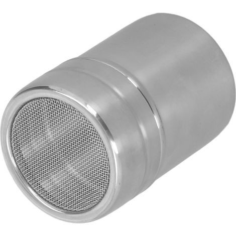Kaffeesieb aus Edelstahl, Kakaostreuer, luftdichter Pulversiebzylinder mit Deckel (1/5)