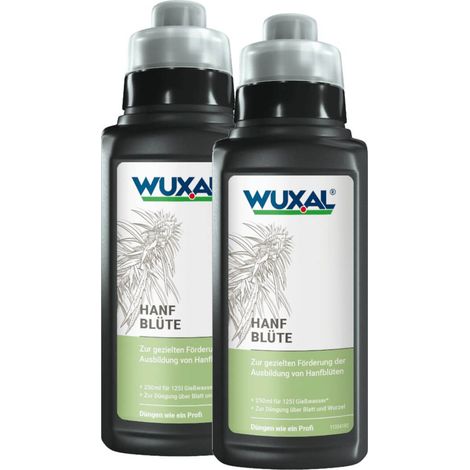 WUXAL Engrais chanvre floraison 2x 250 ml Engrais liquide