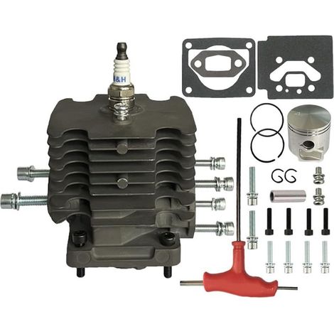 Kit Cylindre pour piston pour Souffleur 150BF 150BT 350BF 350BT BB2250 Pièce Rechange Moteur Thermique pour accessoire Jardinage pour robuste Métal(E) (1/5)