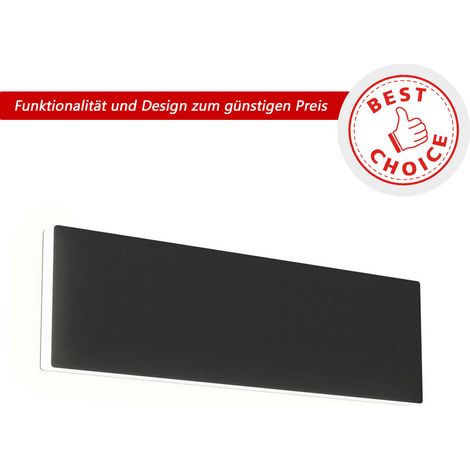 Lampe murale LED Rgbic 27cm - noir - 75754 (1/2)