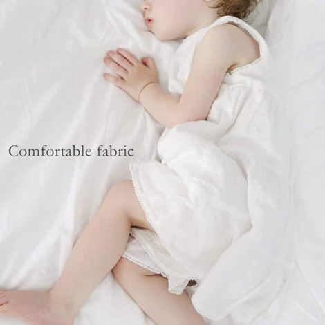 Couette d'été pour enfant, plumes de soie et coton,115x 150 cm (1/5)