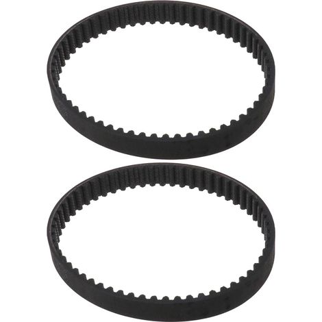 2x Courroies d'entraînement de Scarificateur en Caoutchouc HTD295-5M-12 Courroie de Distribution à Boucle Fermée 59 Dents Compatible avec et (1/5)