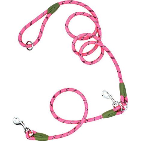 Cette laisse convient aux chiens de toutes tailles et est idéale pour courir, se promener et s'entraîner. Fabriquée en nylon très résistant, elle mesure 2,3 mètres de long et 1,2 centimètre de diamètr (1/4)