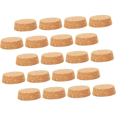 Lot de 25 bouchons liège, naturels pour bouteilles et bocaux (1/5)