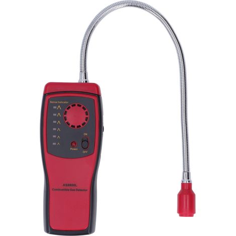 Détecteur de gaz combustible, alarme, testeur de fuites de gaz portable et universel pour usines et garages (1/5)